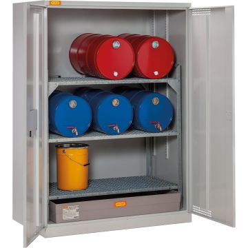 Fassschrank mit Fassregal & GFK-Wanne 150 l CEM-11567