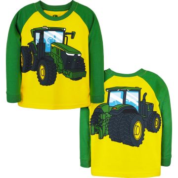 Sweatshirt für Kleinkinder mit Traktor von vorne und von hinten MCPB4T352Y