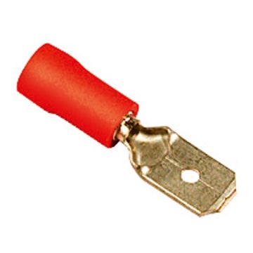 Roter Flachsteckhülsen-Stecker, 6,4 mm MCXFA1058