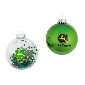 John Deere Christmas baubles (green/transparent) MCV201724001