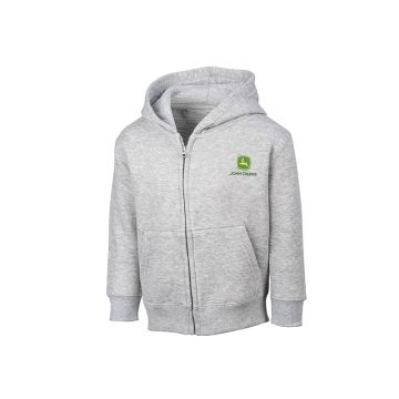 Felpa per neonati John Deere in pile con cappuccio e zip MC33034OX