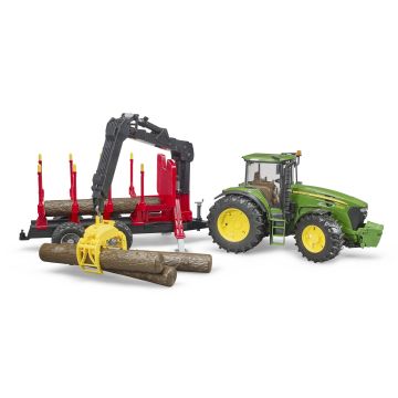 JD 7930 + HolztransportanhÃ¤nger, BaumstÃ¤mme MCB009821000