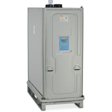 MULTI-Tank 1500 l con pallet integrale in lamiera d'acciaio CEM-7539