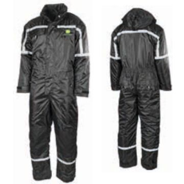 Wasserdichter gepolsterter Overall Black MCDW01703B