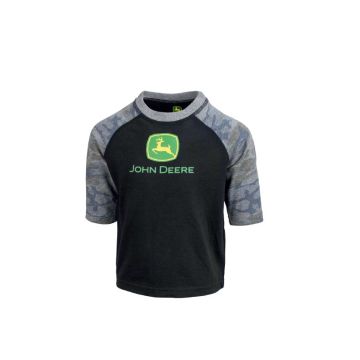 T-shirt per bambini con manica a 3/4 John Deere MC53033BK