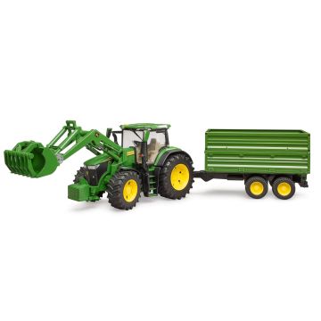 John Deere 7R 350 con caricatore frontale e rimorchio MCB009828000