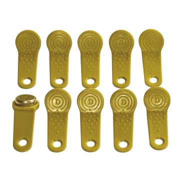 1 set of user keys (10 pcs.) yellow, for CUBE MC CEM-8705