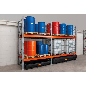 Gefahrstoff-Palettenregal 18/405 für Fasslagerung CEM-11462