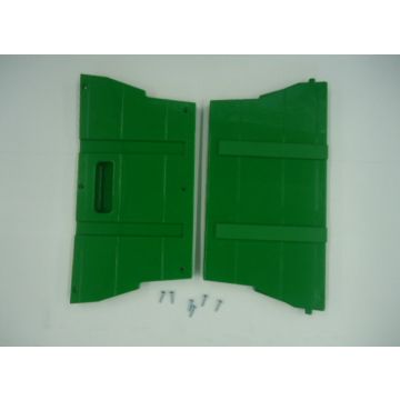 Tailgate, green, assembly set ASGI0254VB